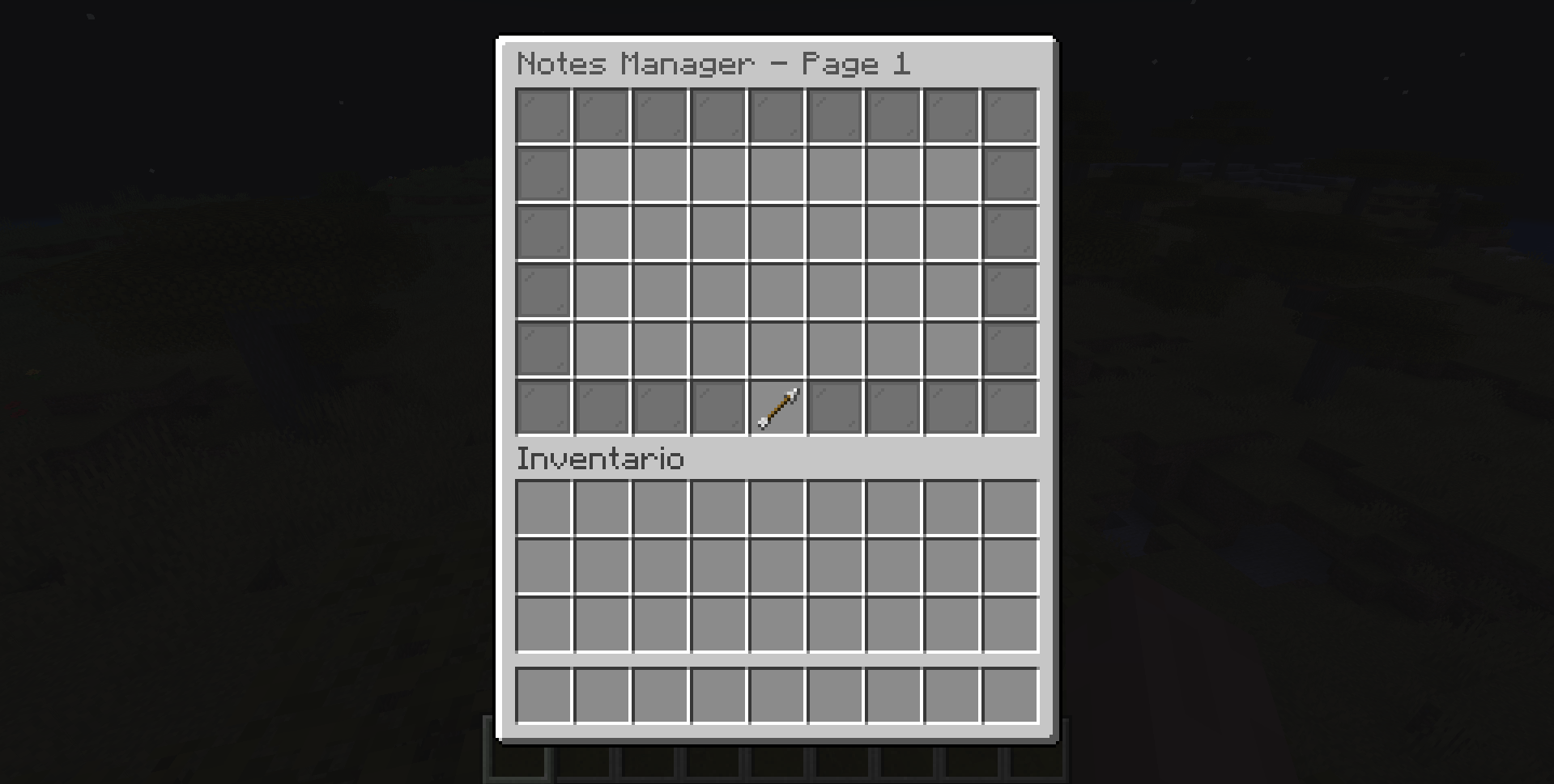 Player notes system
